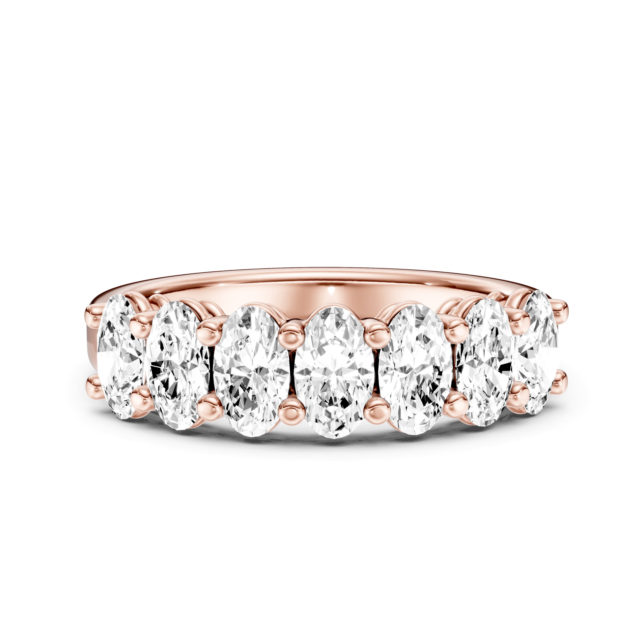 HALF ETERNITY RING - oval