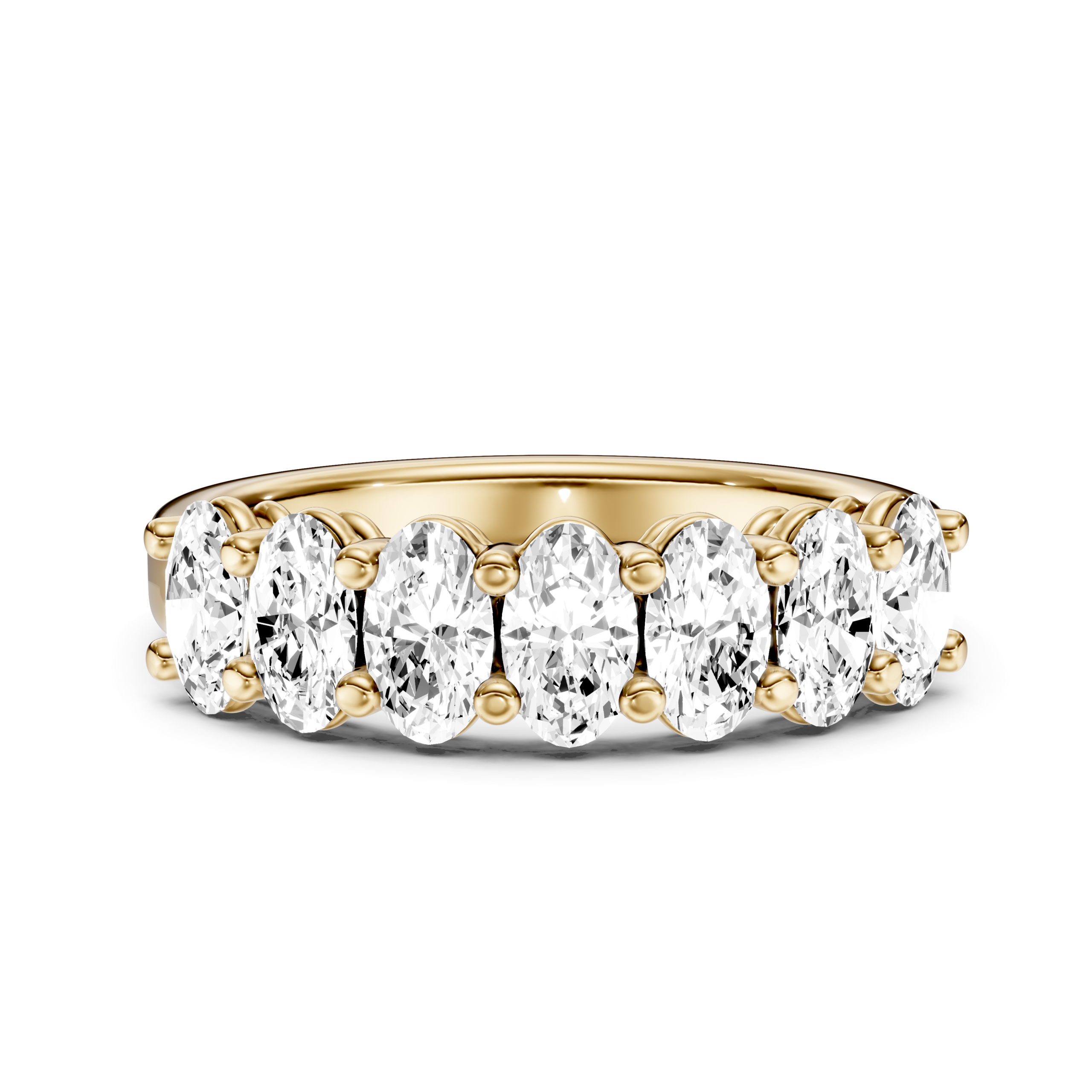 HALF ETERNITY RING - oval