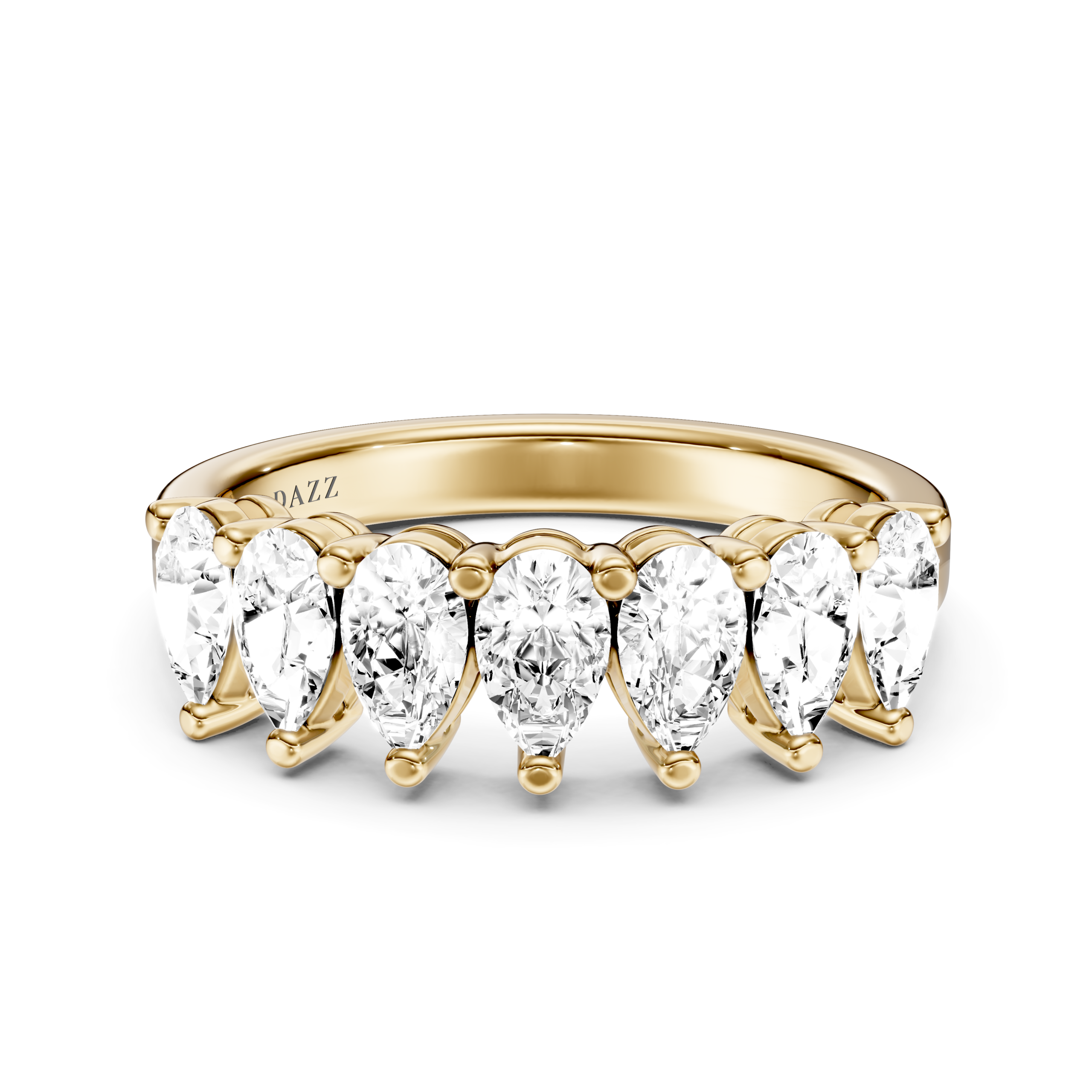 HALF ETERNITY RING - pear