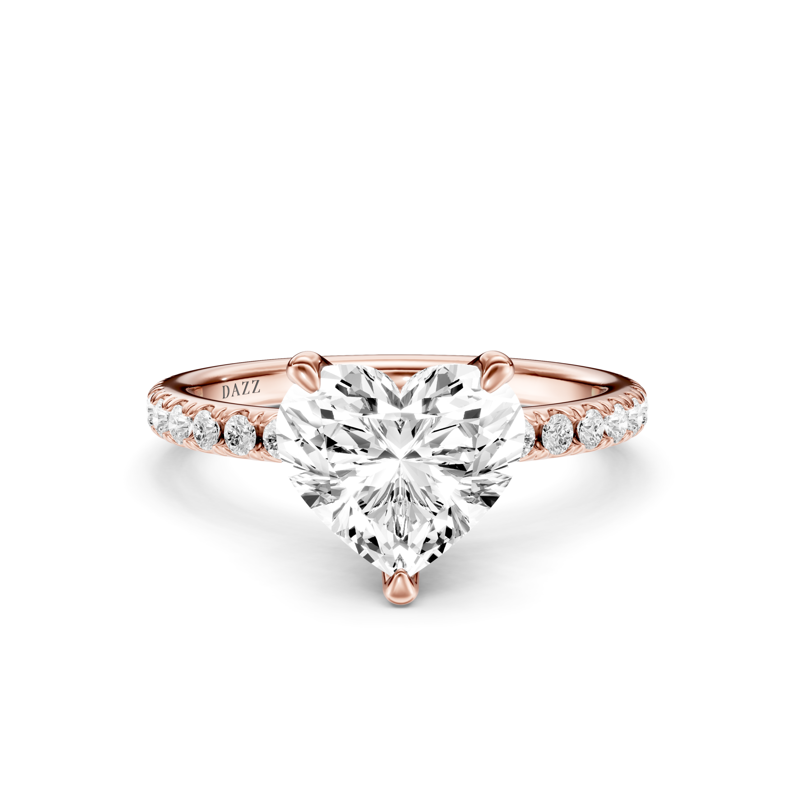 AMELIE PAVE RING heart