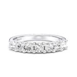 HALF ETERNITY RING - round