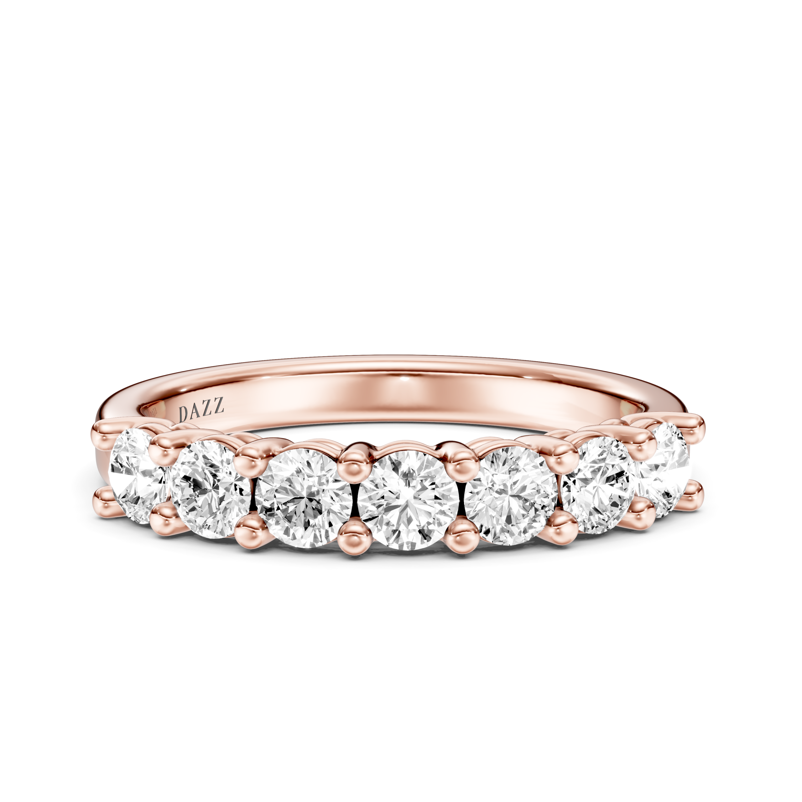HALF ETERNITY RING - round