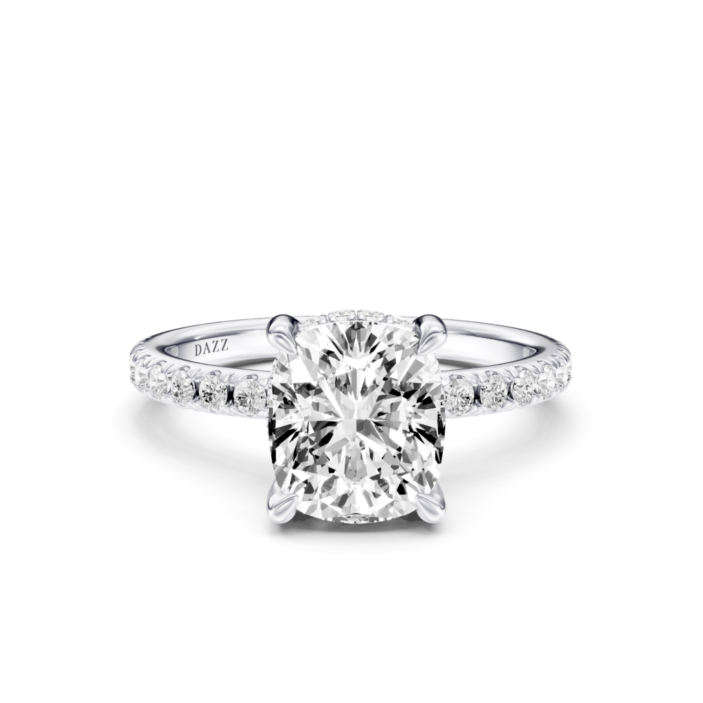 LAVENA PAVE RING cushion