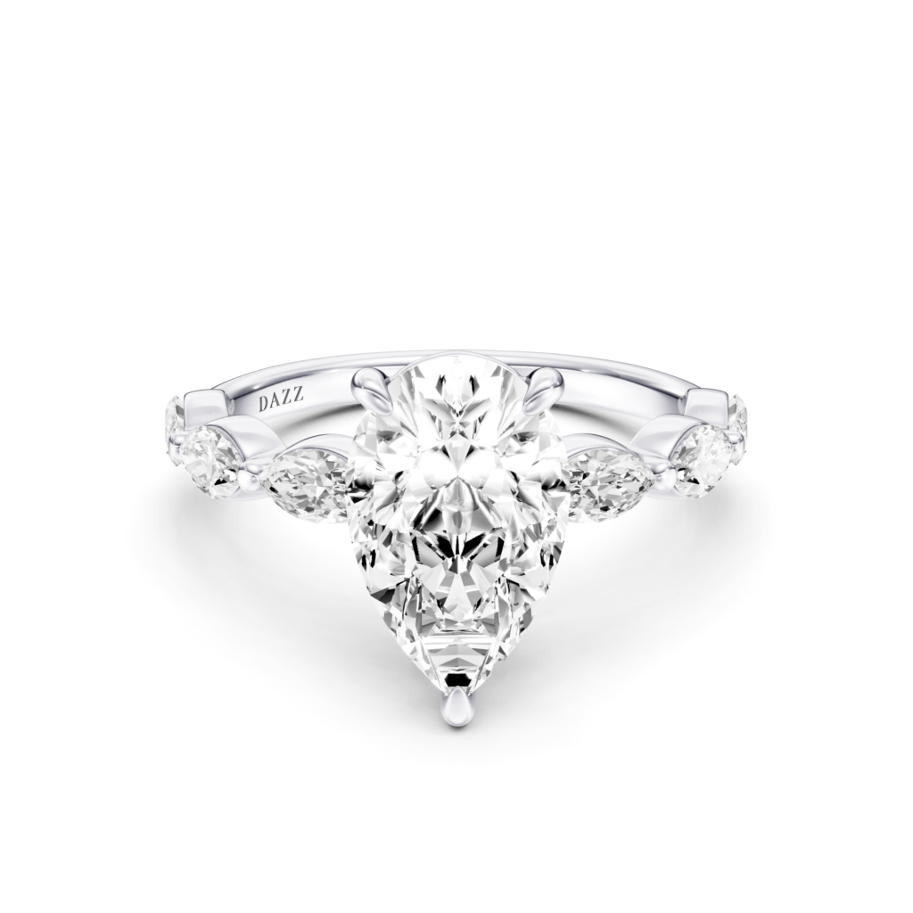 LUCERIA solitaire marquise - pear