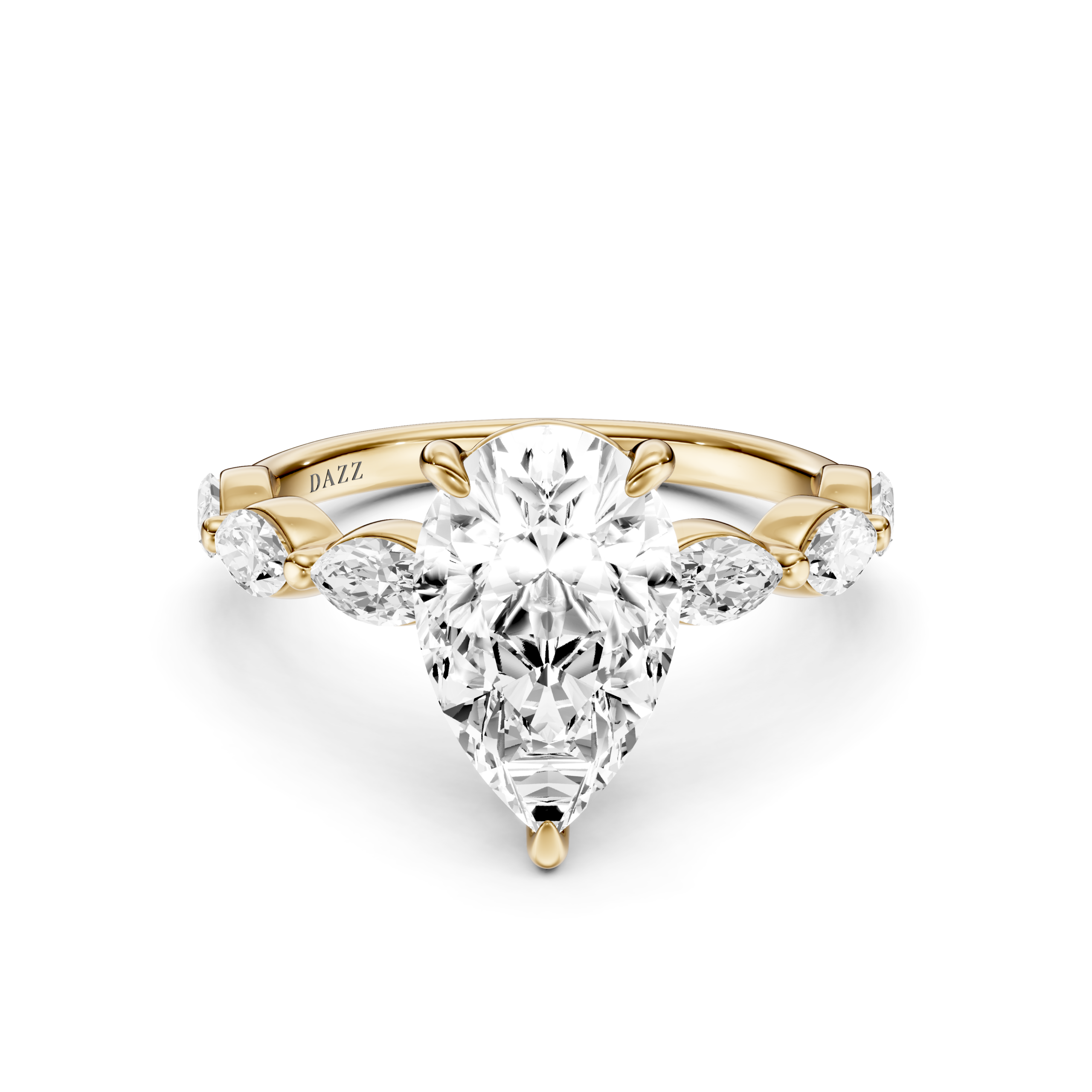 LUCERIA solitaire marquise - pear