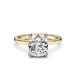 ADALIA Hidden Halo RING - cushion