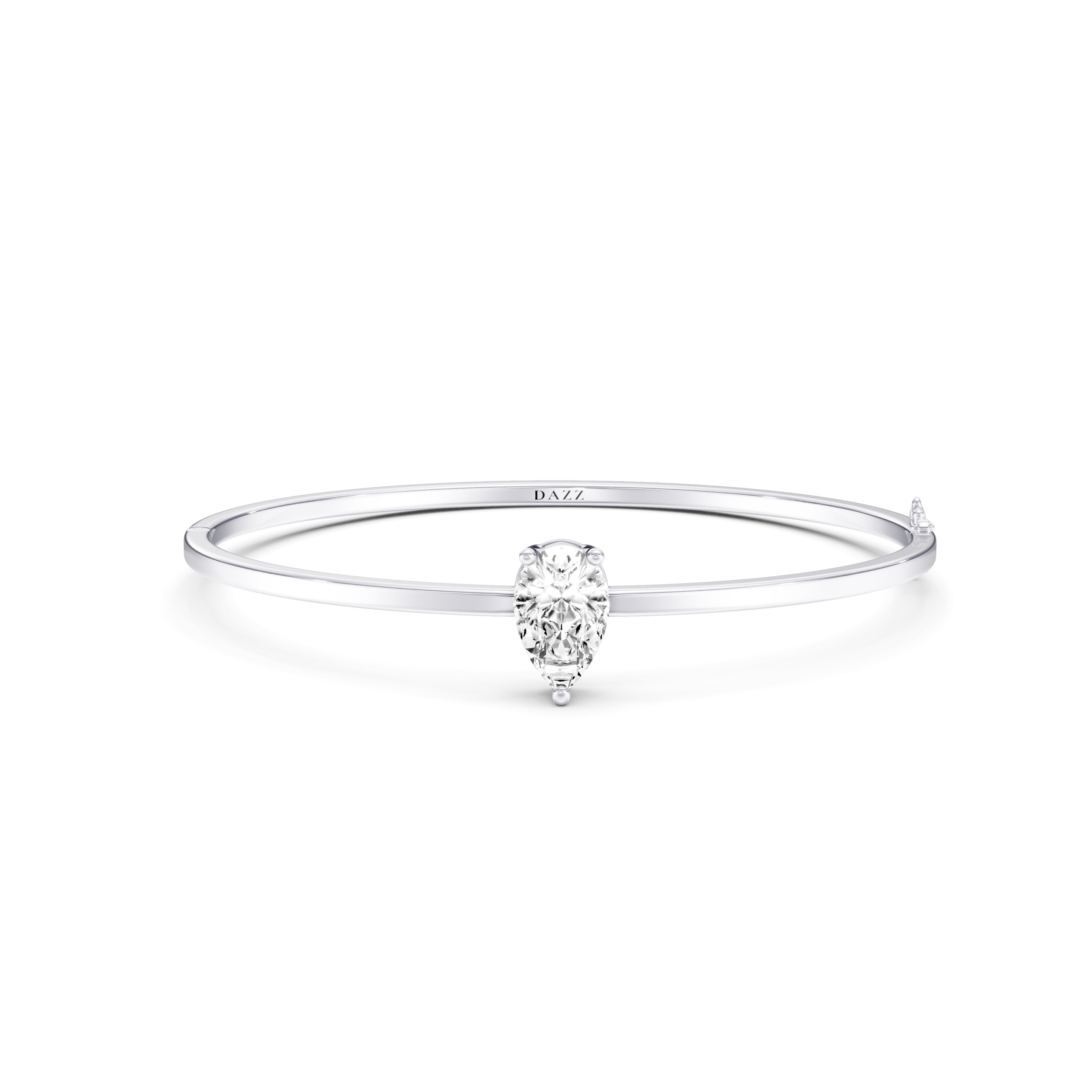 MAEVE - Bangle SOLITAIRE Pear 2ct