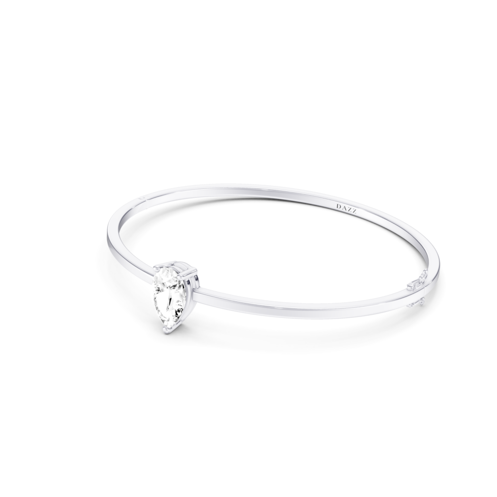 MAEVE - Bangle SOLITAIRE Pear