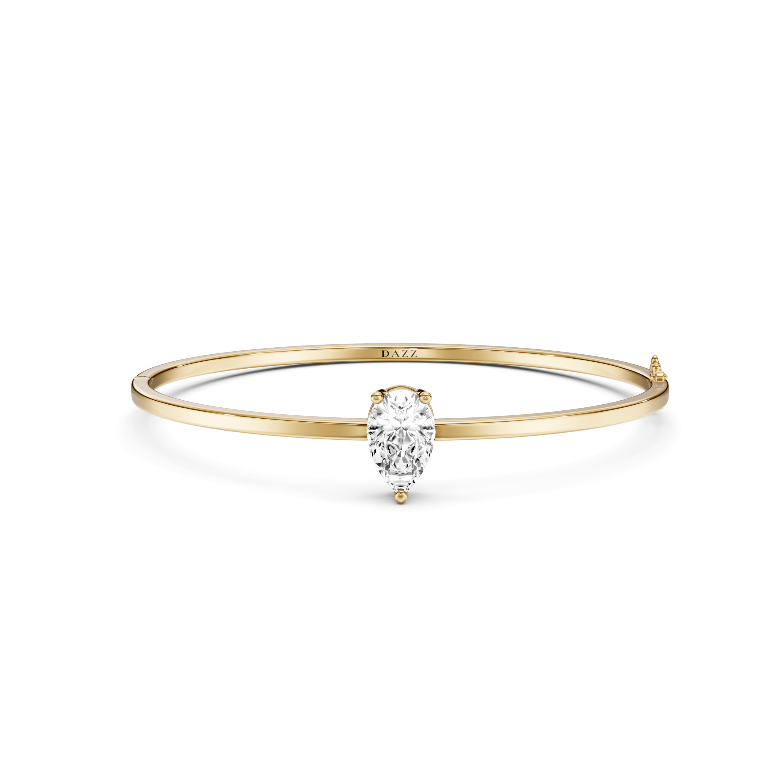 MAEVE - Bangle SOLITAIRE Pear 2ct