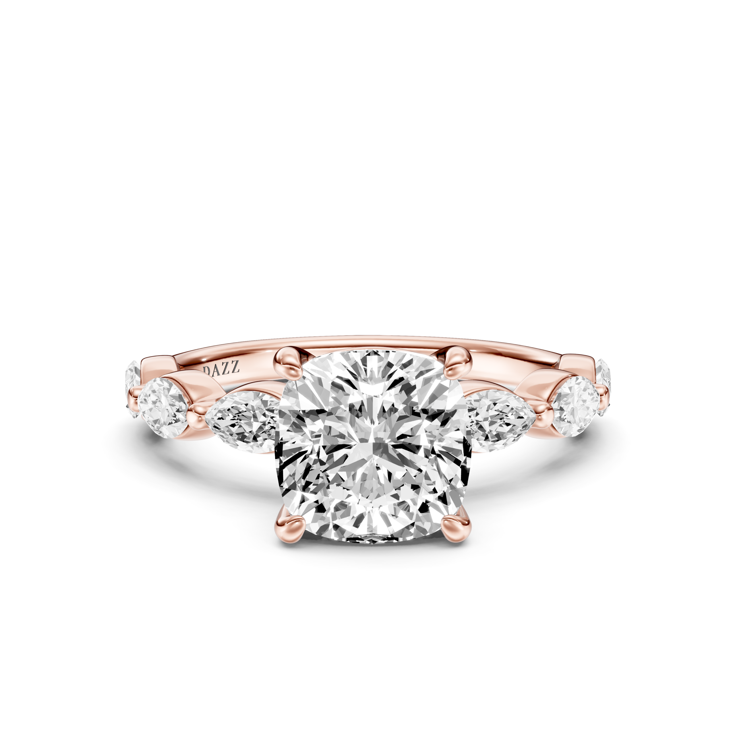 MALERISE solitaire marquise - cushion