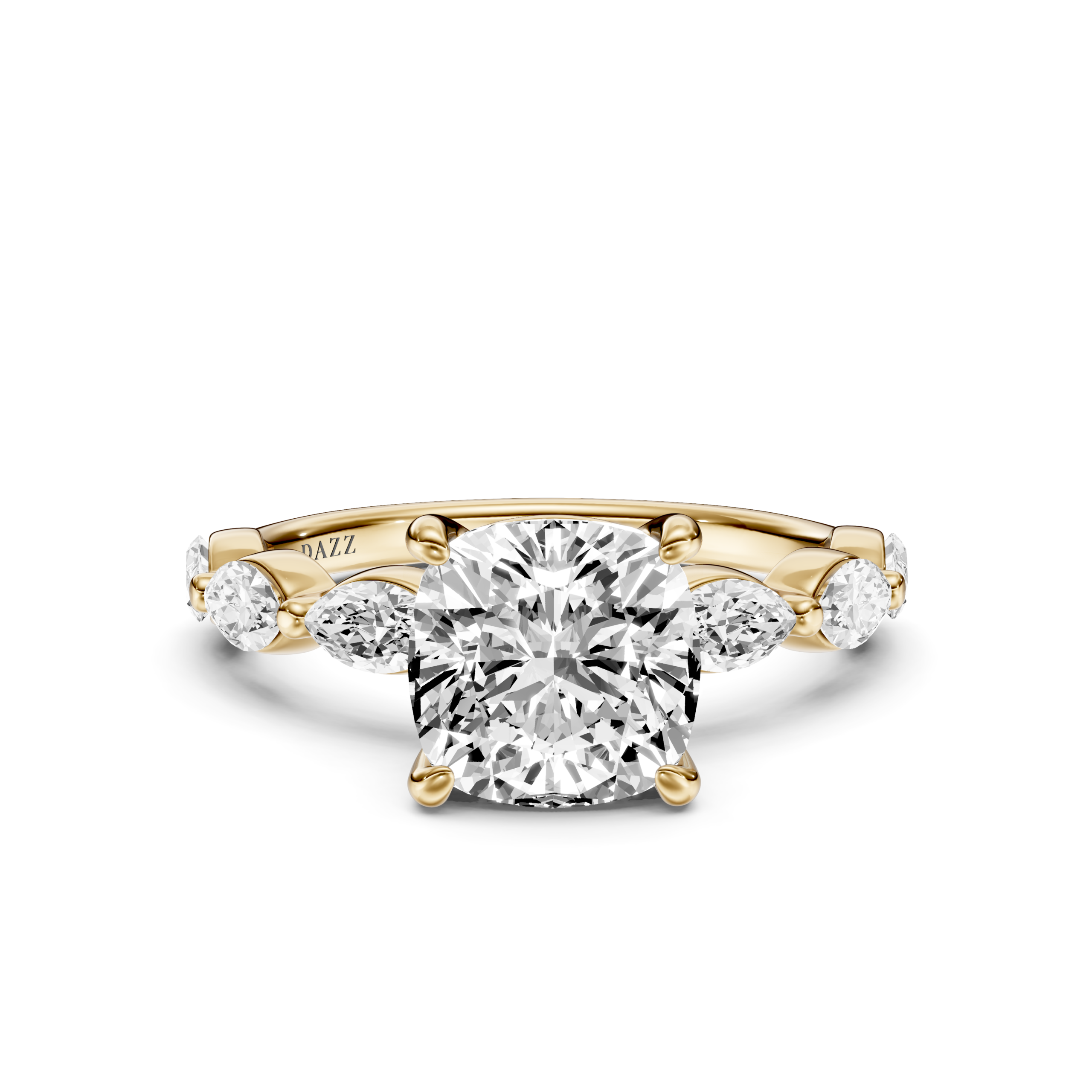 MALERISE solitaire marquise - cushion