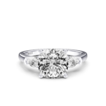 MARELLA 3 STONE PEAR RING - cushion