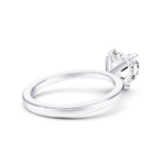 AMORE Hidden Halo RING - heart