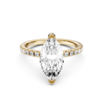 MARIENNE PAVE RING marquise
