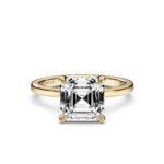MARVEA Hidden Halo RING - asscher