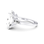 MIRALYN 3 STONE TAPERED RING - marquise