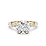 MIRELIA solitaire marquise - round
