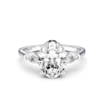 ANORIA 3 STONE PEAR RING - oval