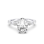 OLIVETTE solitaire marquise - oval