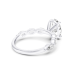 OLIVETTE solitaire marquise - oval