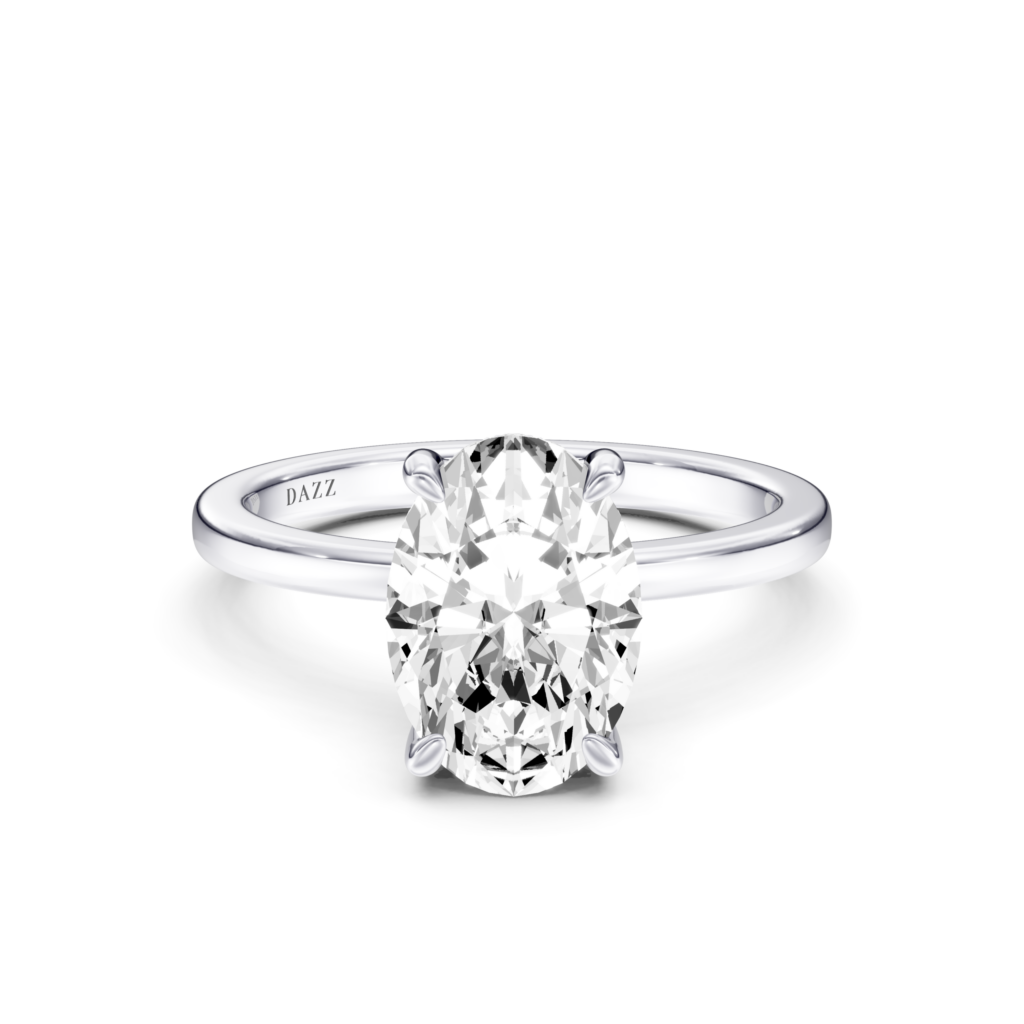 ORLANE Hidden Halo RING - oval