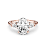 ANORIA 3 STONE PEAR RING - oval