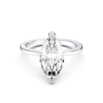 SERAPHINE Hidden Halo RING - marquise