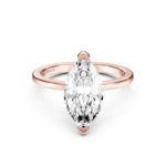 SERAPHINE Hidden Halo RING - marquise