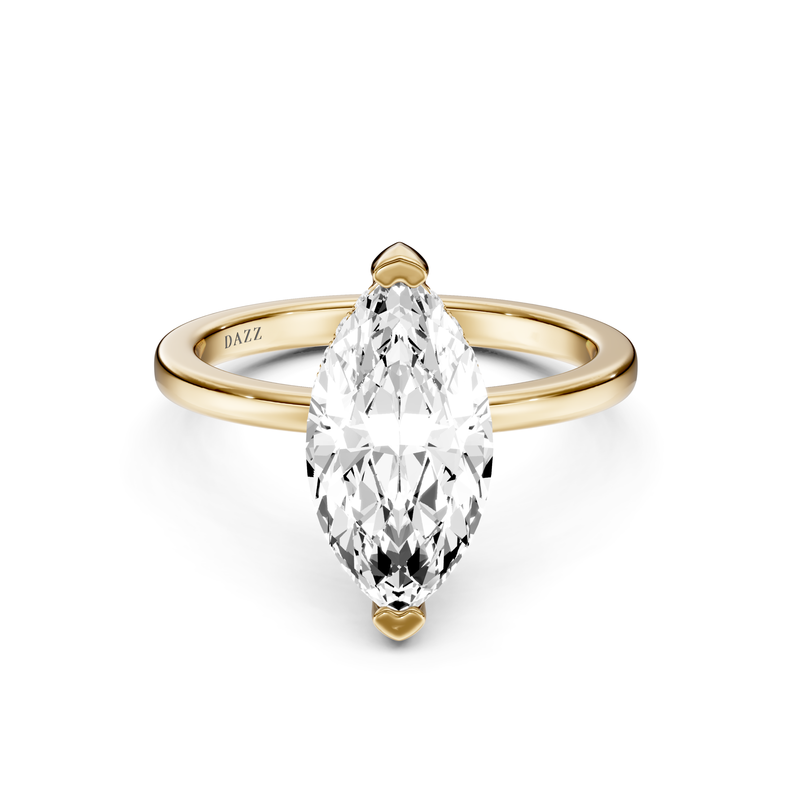 SERAPHINE Hidden Halo RING - marquise