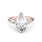 SERAVIA 3 STONE PEAR RING - marquise