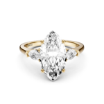 SERAVIA 3 STONE PEAR RING - marquise