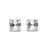 SOLITAIRE STUDS - Asscher
