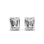 SOLITAIRE STUDS - Emerald