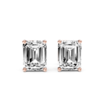 SOLITAIRE STUDS - Emerald