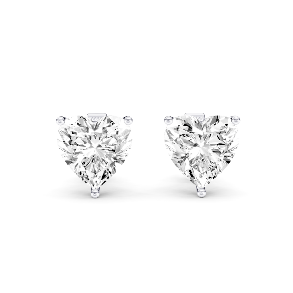 SOLITAIRE STUDS - Heart