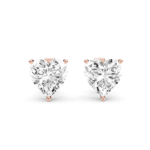 SOLITAIRE STUDS - Heart