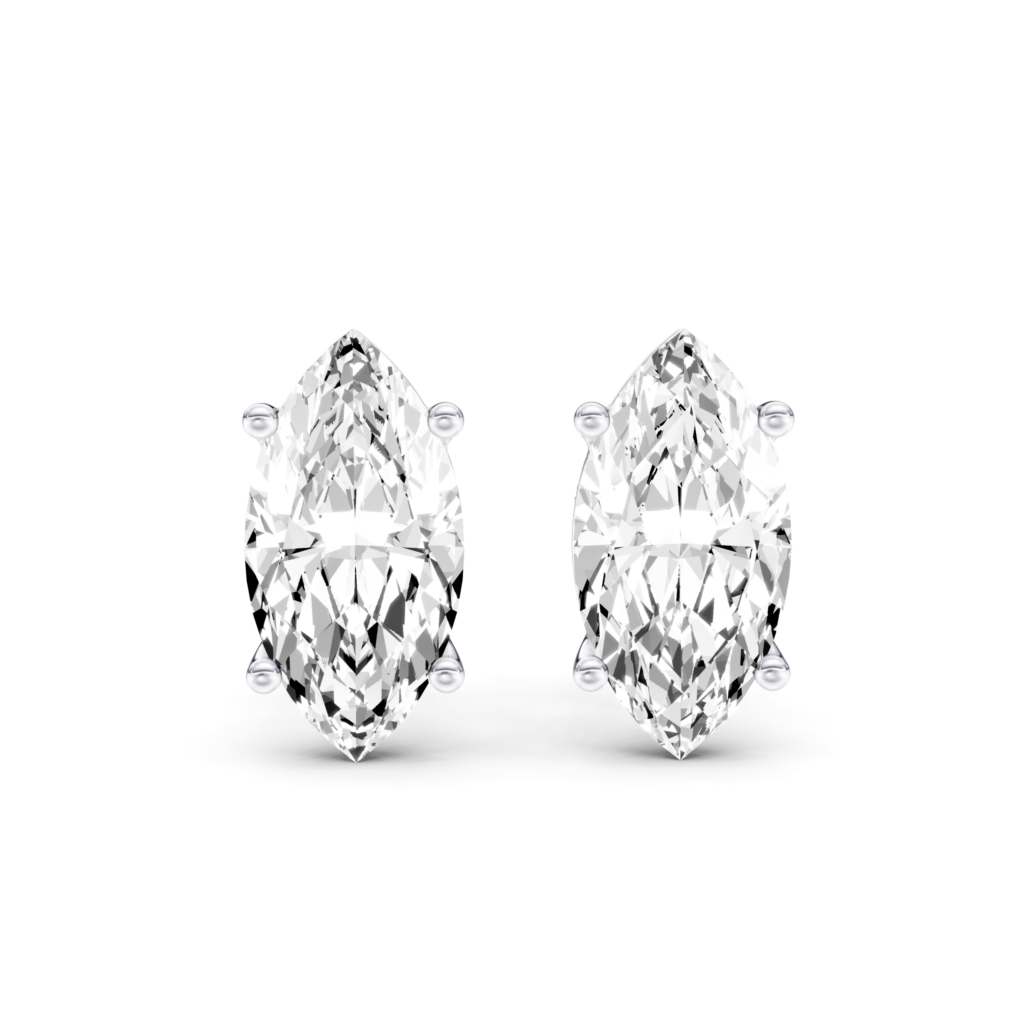 SOLITAIRE STUDS - Marquise