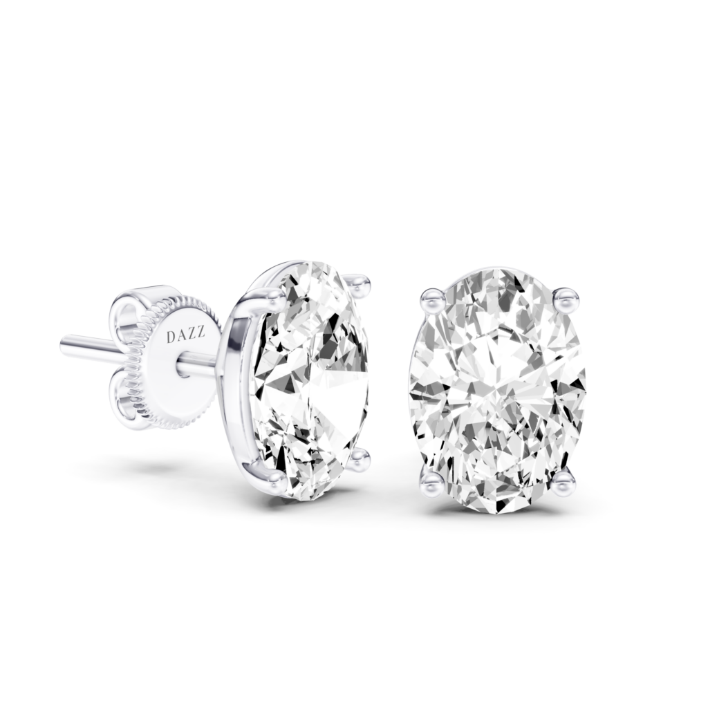 SOLITAIRE STUDS - Oval
