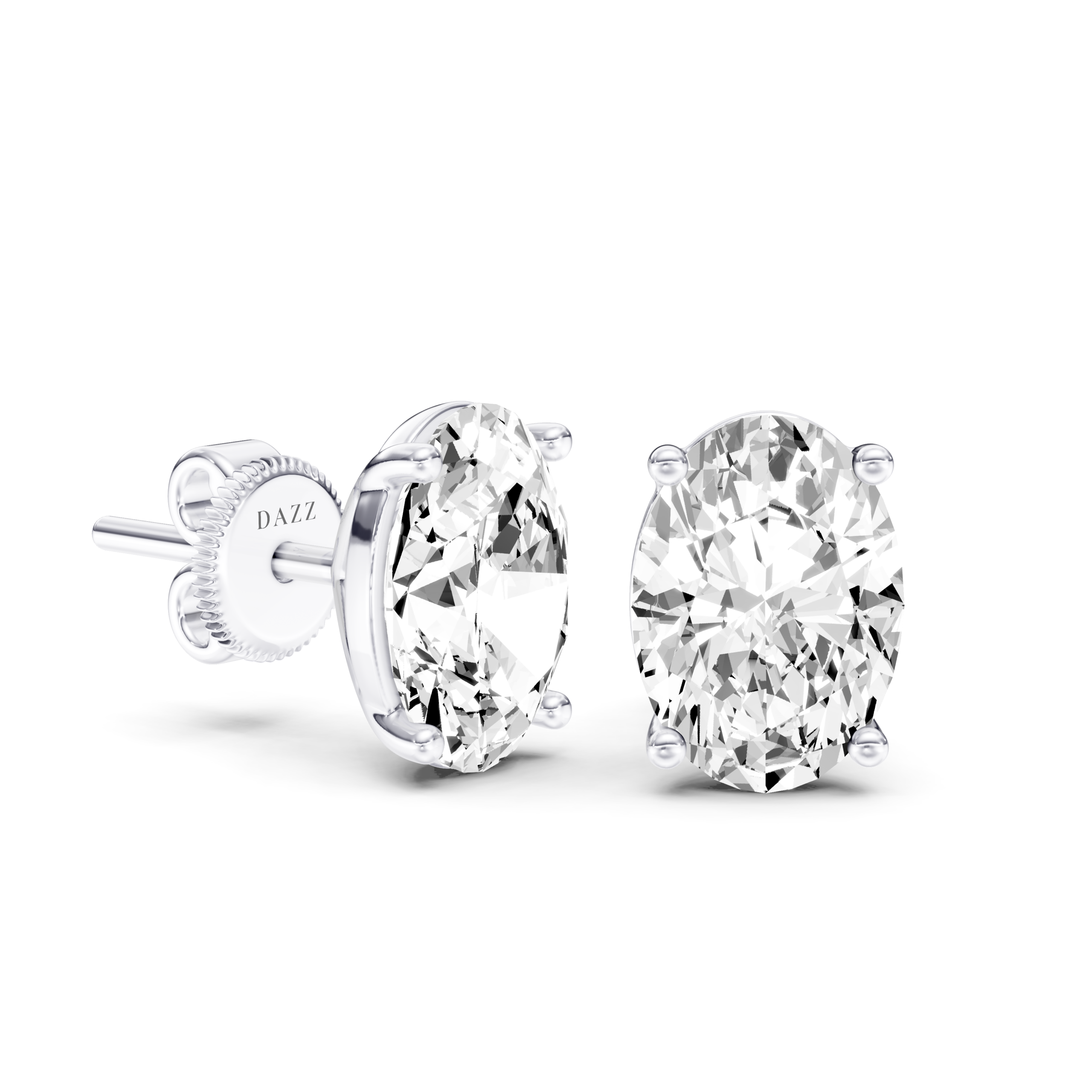 SOLITAIRE STUDS - Oval