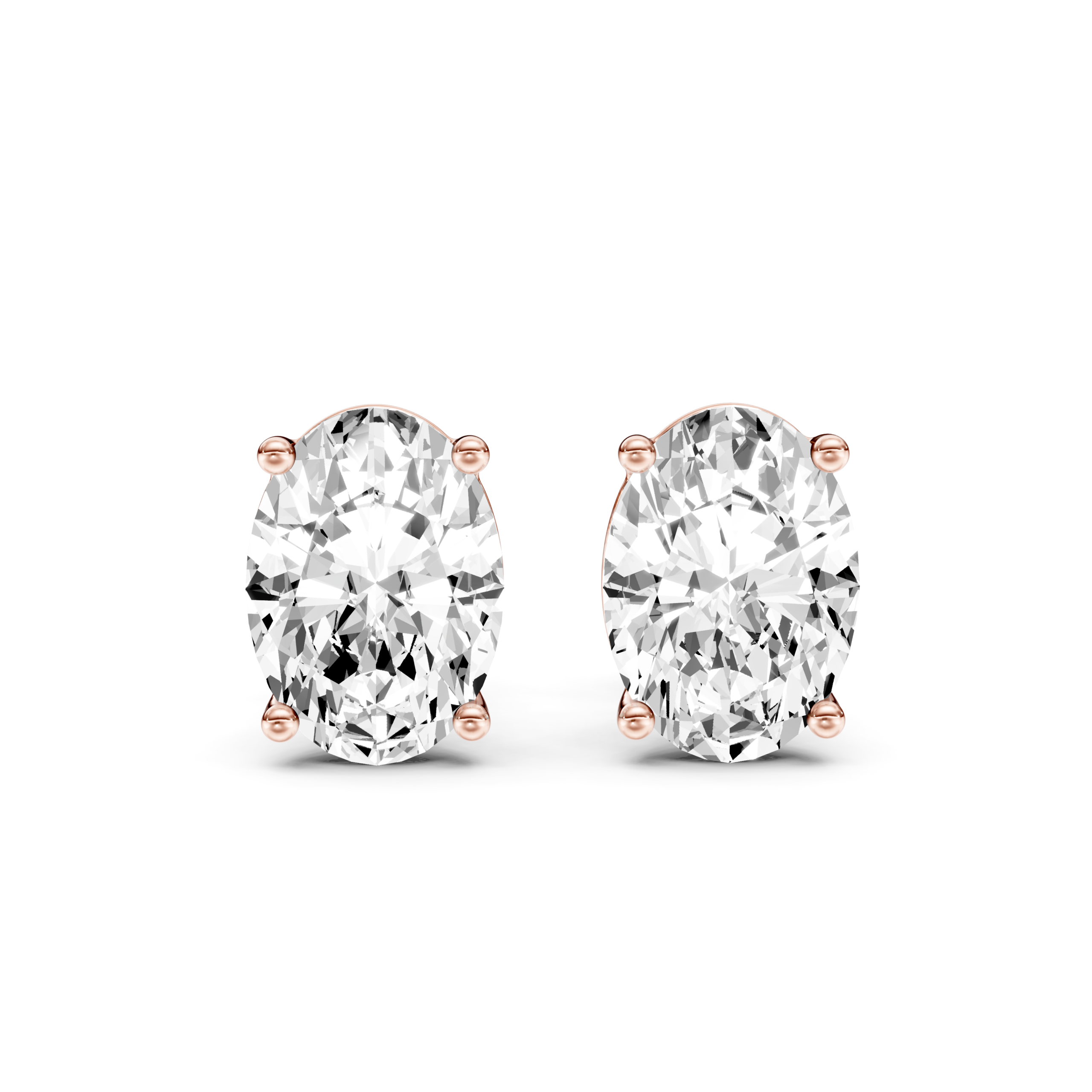 SOLITAIRE STUDS - Oval