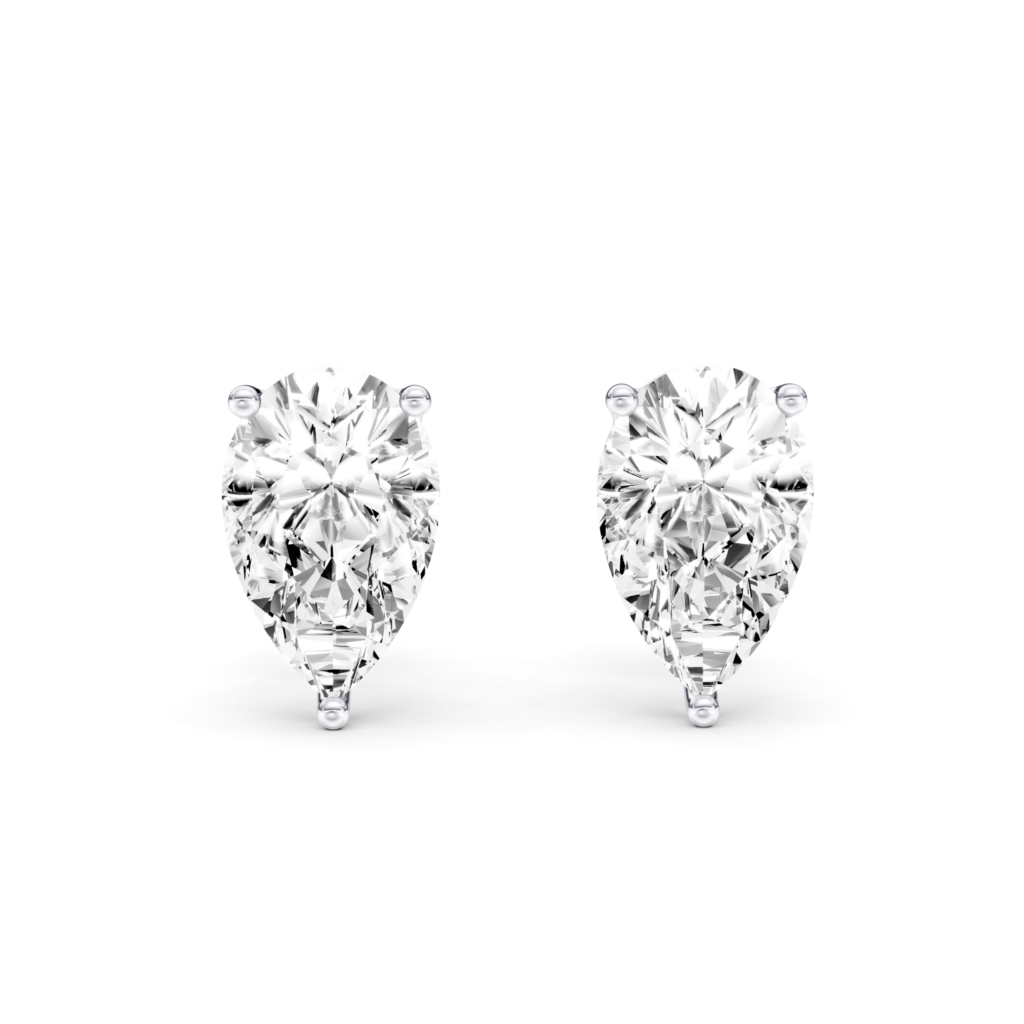 SOLITAIRE STUDS - Pear