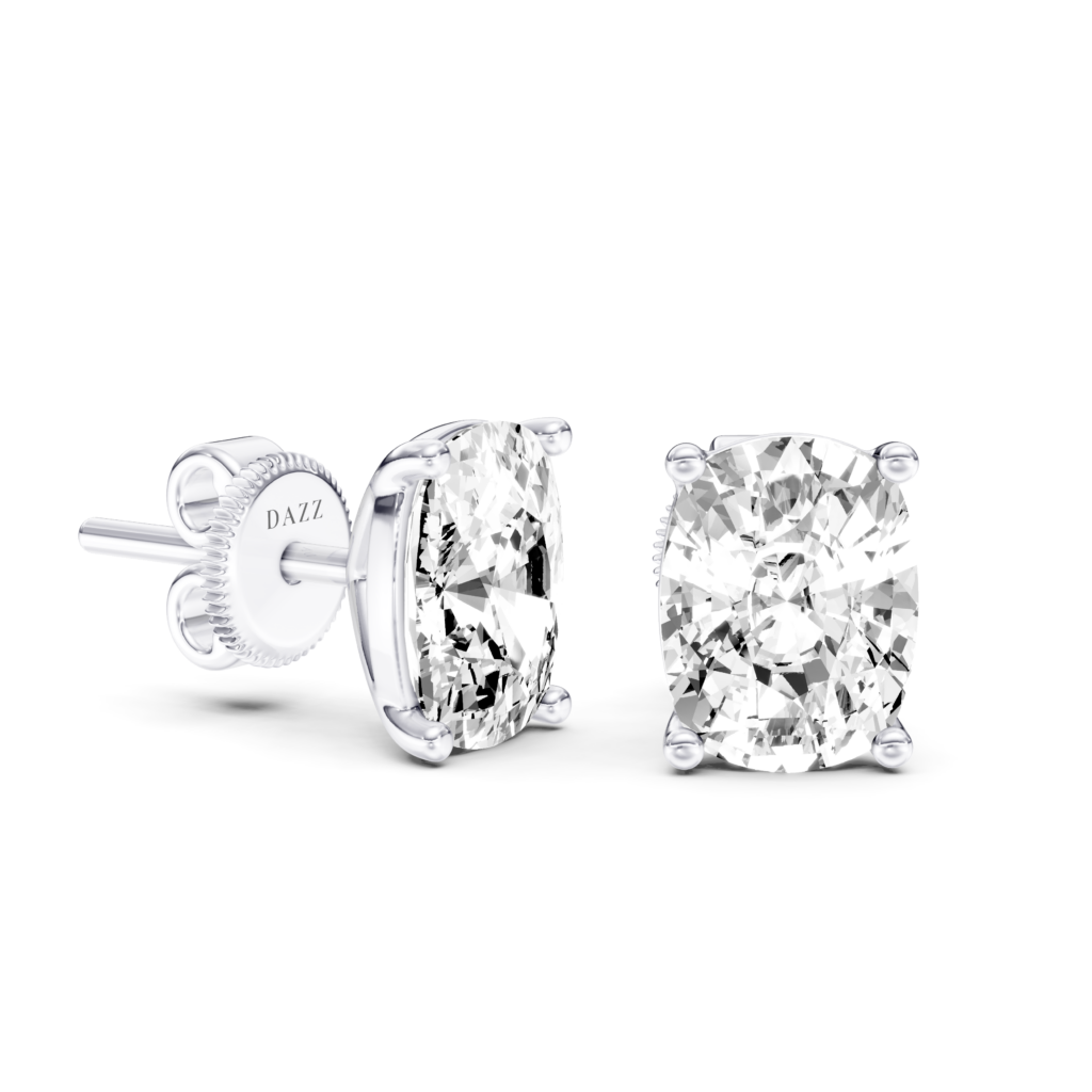 SOLITAIRE STUDS - cushion