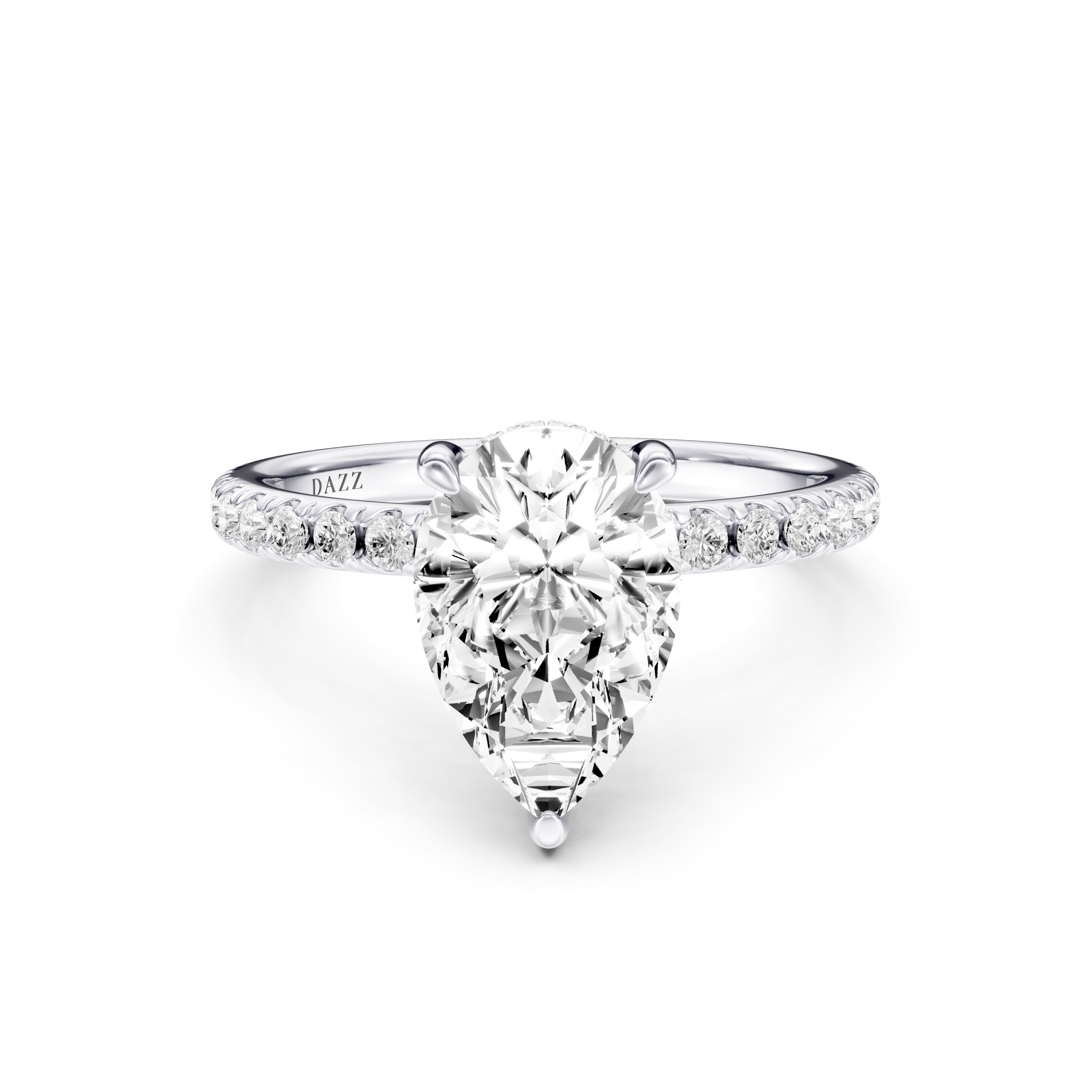 SORELLE PAVE RING pear
