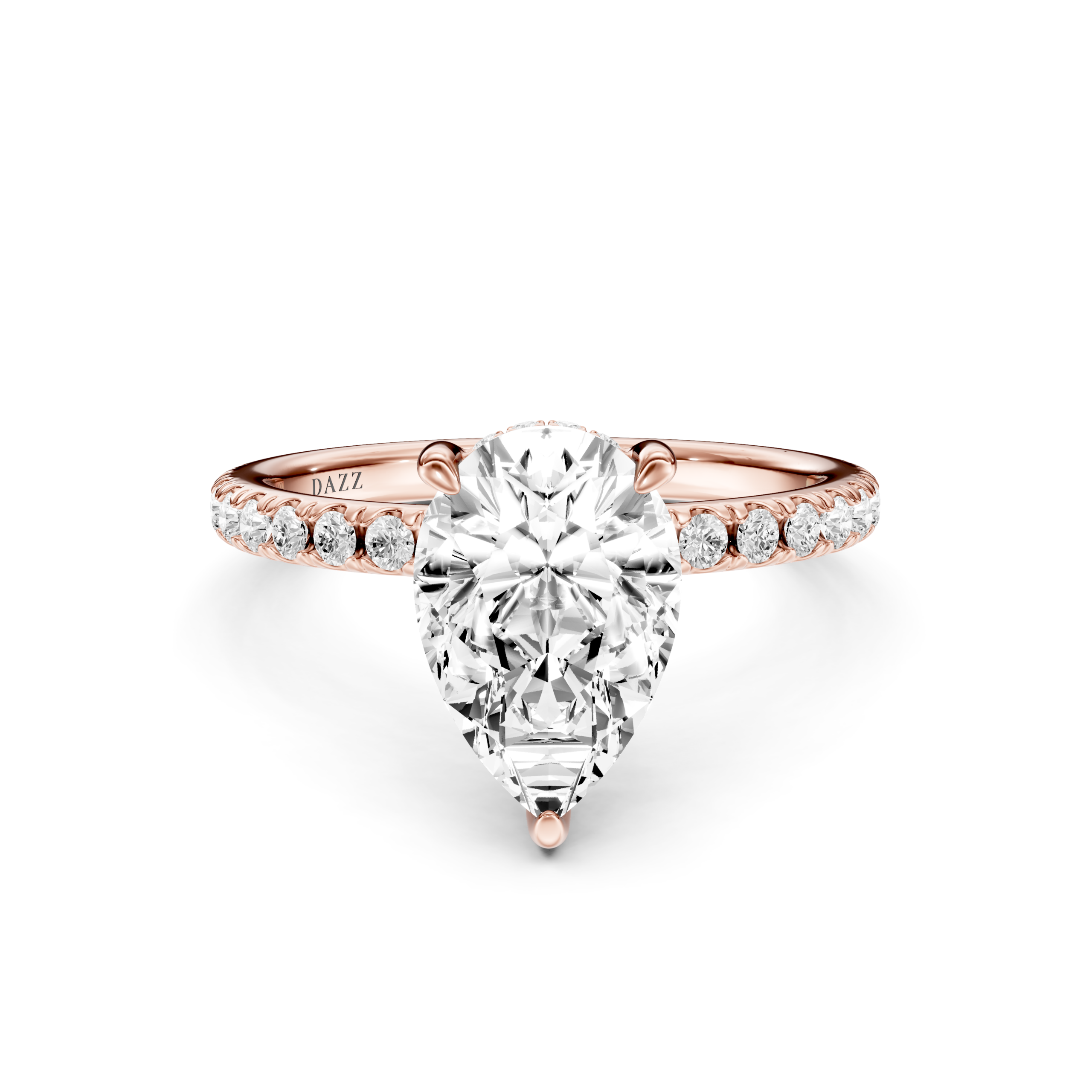SORELLE PAVE RING pear