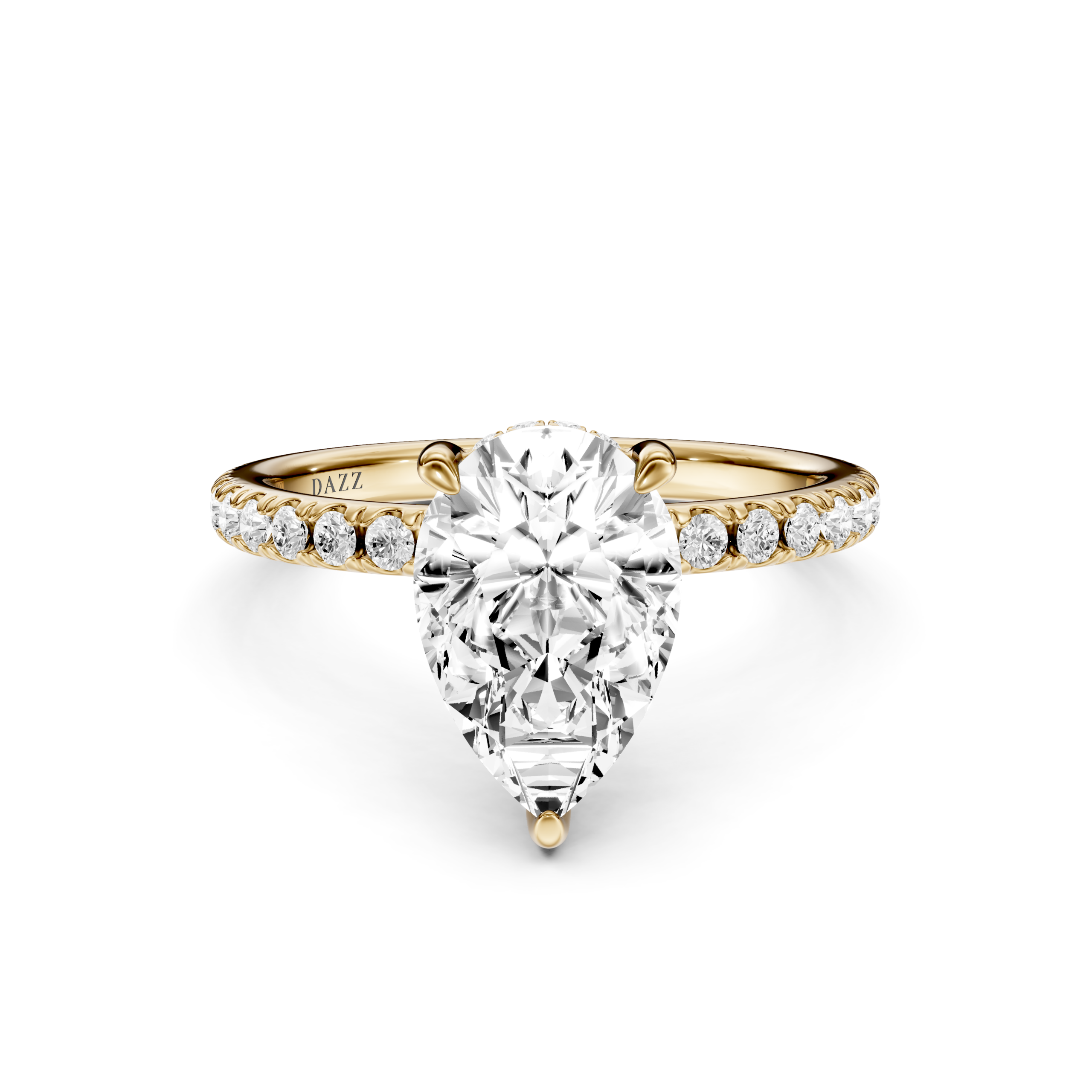 SORELLE PAVE RING pear