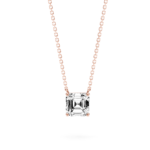 Solitaire Pendant - Asscher
