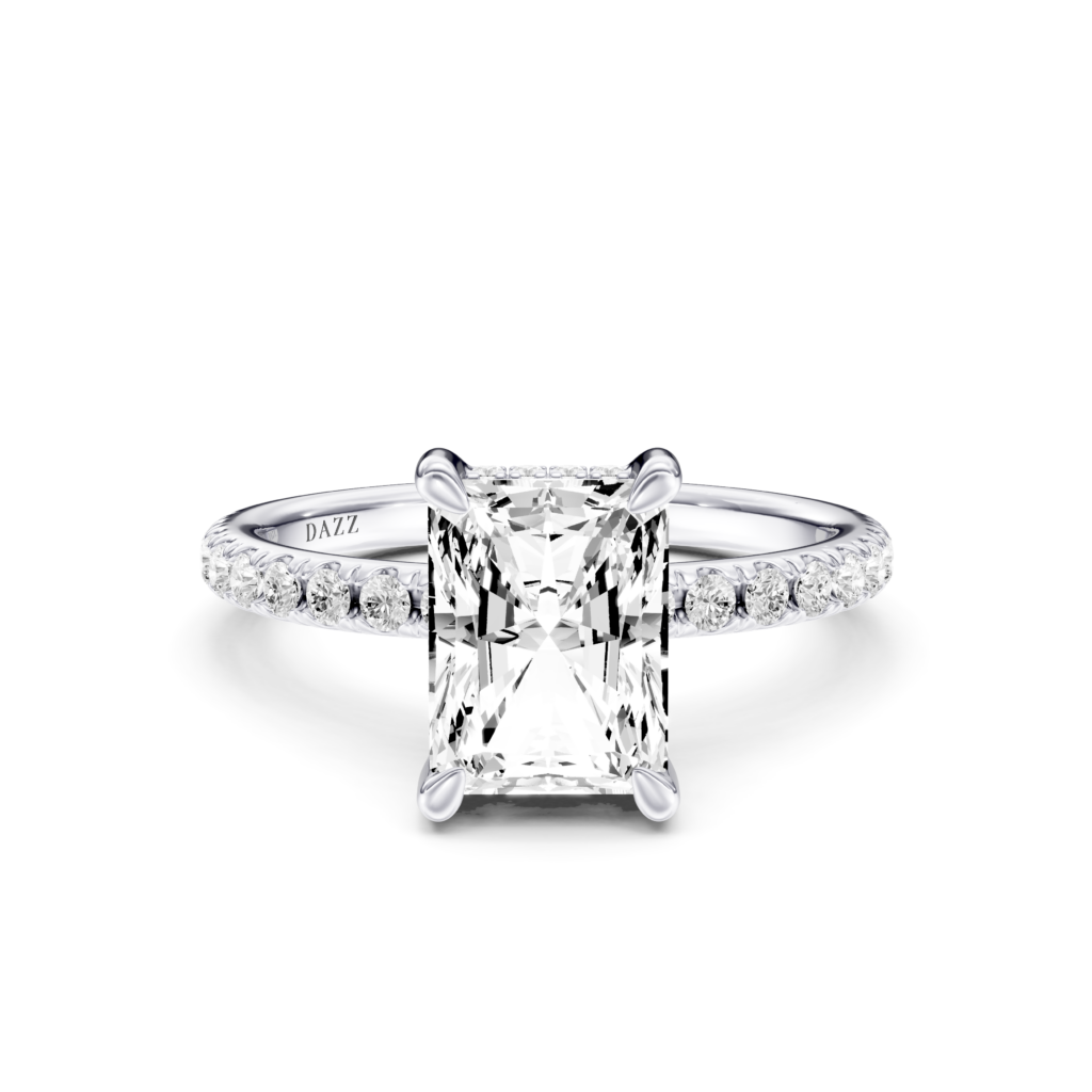 ARDELLA PAVE RING radiant