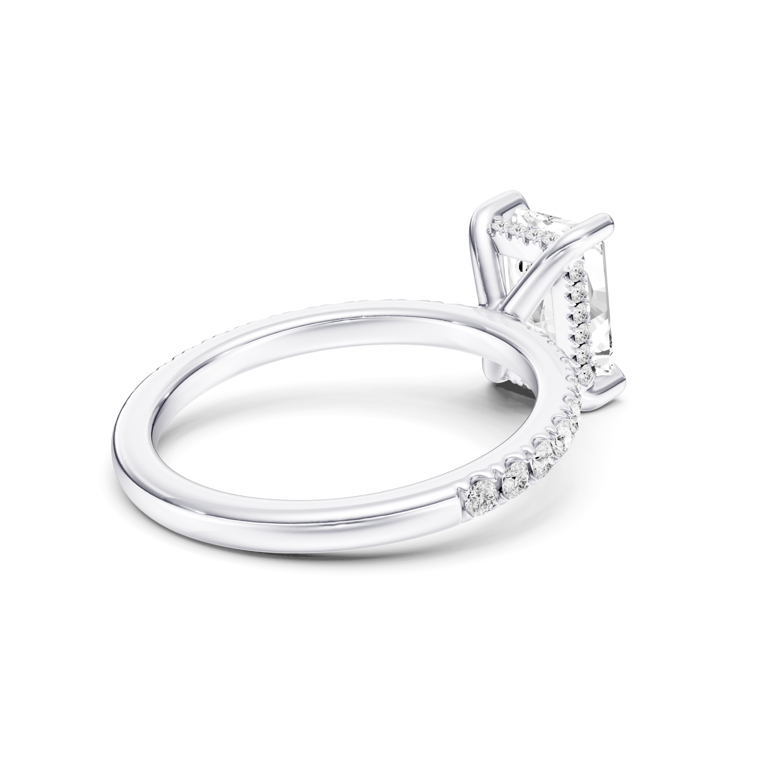 ARDELLA PAVE RING radiant