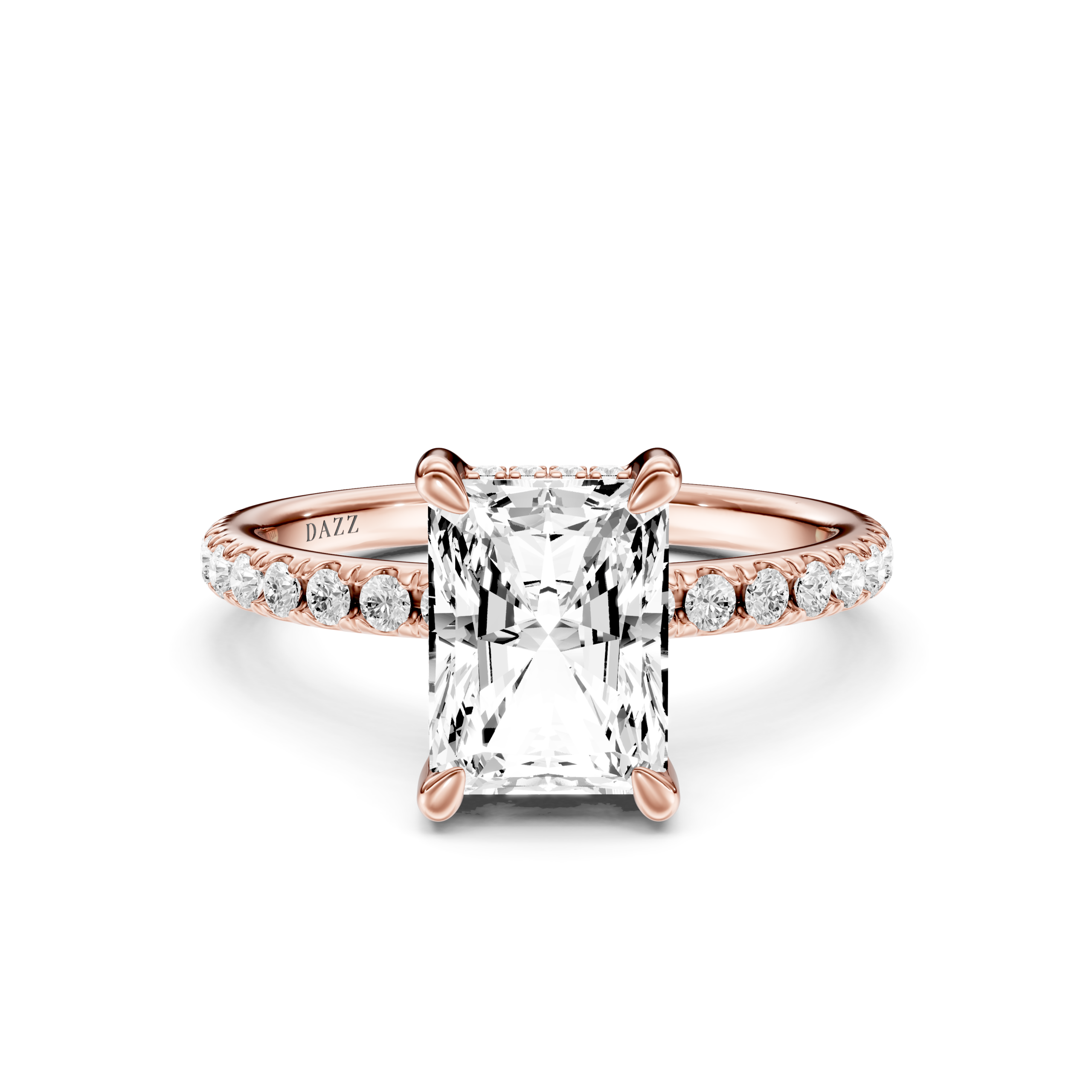 ARDELLA PAVE RING radiant