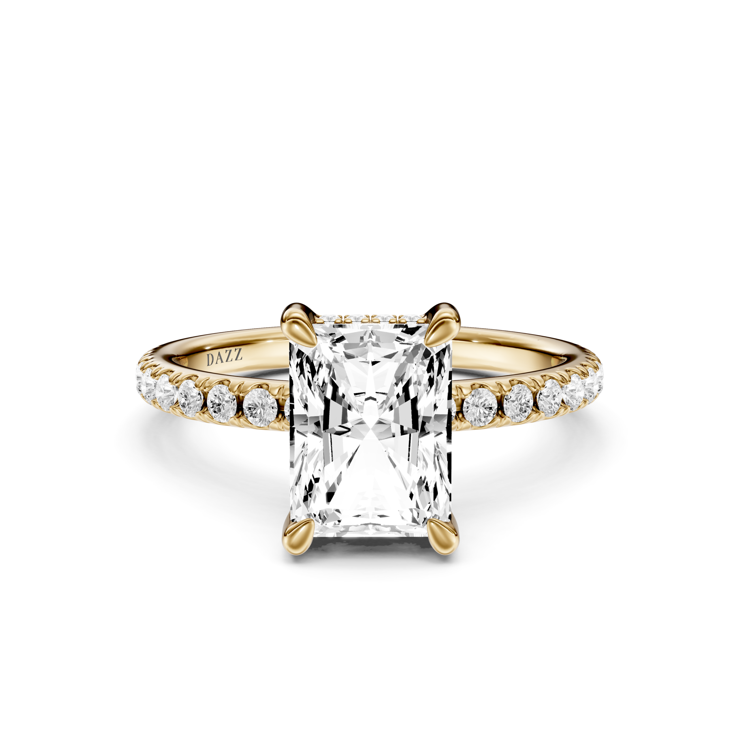 ARDELLA PAVE RING radiant